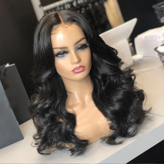 Transparent Lace Front Human Hair Wigs For Black Women Body Wave Lace Front Wig Full Lace Wig