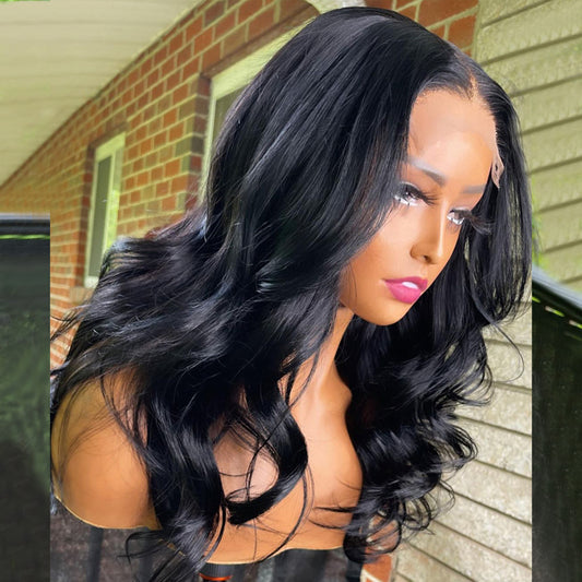 Long Wavy Headband Wig for Black Women Wave Synthetic Hair Wig New Fashion